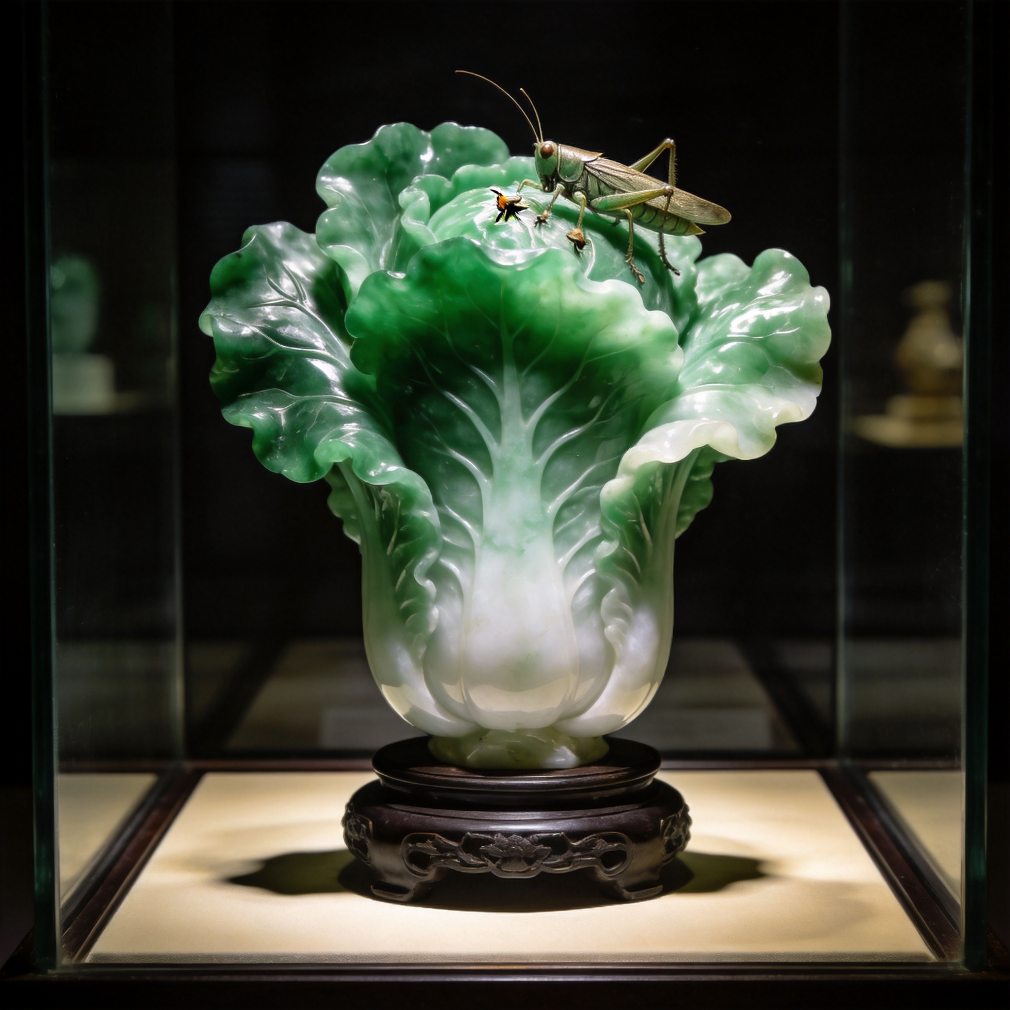 Qing Dynasty Jadeite Cabbage